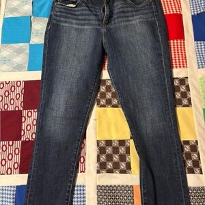 Buckle Dark Blue Women's Skinny Jeans